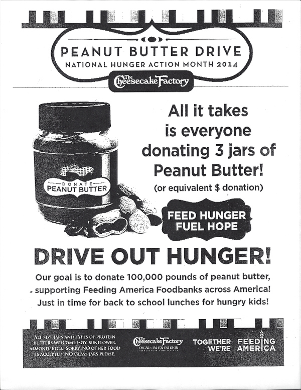 peanut butter drive